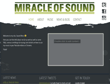 Tablet Screenshot of miracleofsound.net